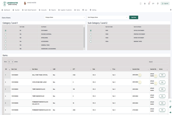 Ledger Master - Precision in Accounting